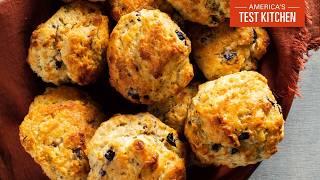 Best-Ever Drop Biscuits: Rosemary and Olive | Julia At Home (S5 E2)