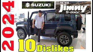 2024 Suzuki Jimny 5-Door 1.5 GLX 4x4 Gas 10 most dislikeable features