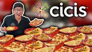 I Attempt TO EAT 100 Slices of PIZZA  at Cicis Unlimited Buffet