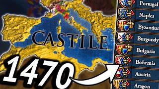 HALF OF EUROPE by 1470s As EU4 1.37 Castile NO EXPLOITS