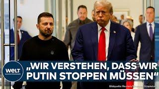 UKRAINE-KRIEG: Donald Trump spricht mit Wolodymyr Selenskyj! Das erste Statement vor dem Gespräch