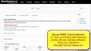 How to Find and Scan for Stocks to Swing Trade with Barry Burns of TopDogTrading