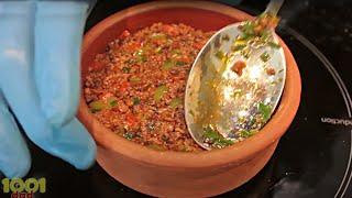 Traditional mince dish in a clay pot