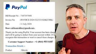 Scam Alert: PayPal Bitcoin Email Invoice Attachment