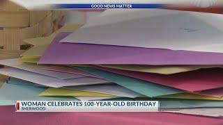 Sherwood woman celebrates 100th birthday with family, friends