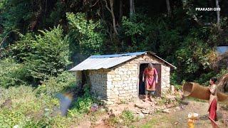 Primitive Technology in Nepali Mountain village lifestyle | Dely Activities in Nepal||