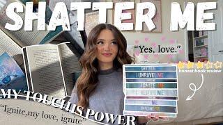 i read the shatter me series by tahereh mafi & tell you if you should to! ️️️ *honest review*