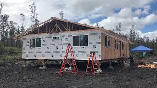 Off Grid House 20 Day Challenge with only 4 guys building | Homestead