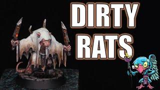 How to Paint Dirty Rats (Skabbik's Plaguepack) - HC 409