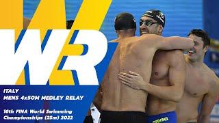 NEW WORLD RECORD  | Men’s 4x50m Medley Relay