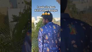 I made the best kurta under budget #shortsfeed #outfit #shopping #traditional #kurta #trendingshorts