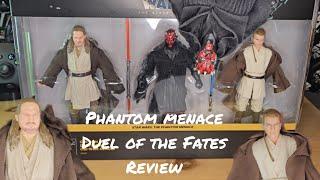 Star Wars Black Series: Phantom Menace Duel of the Fates 3 Pack Review