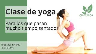 Yoga para los que pasan mucho tiempo sentados