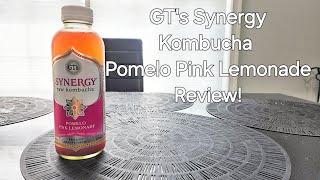 GT's Synergy Kombucha : *NEW* Pomelo Pink Lemonade Revoew