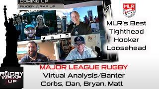 Major League Rugby, Best Front Row Players, Virtual MLR. Corbisiero, Power, Ray, McCarthy