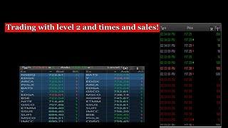 Trading with Level 2 and Times and Sales