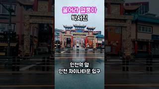 #울어라열풍아#박서진#인천역에서 바라 본 인천 차이나타운 입구