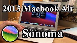 Mac OS Sonoma Install on 2013 Macbook Air (+ First Impressions)