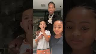 LIL DURK was live on instagram with his two sons ~