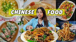 I only ate CHINESE FOOD for 24 hours challenge !