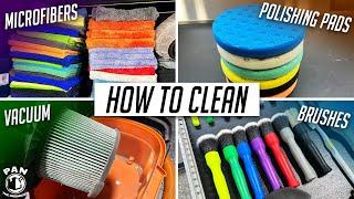 How To Deep Clean Your Car Detailing Tools & Equipment!