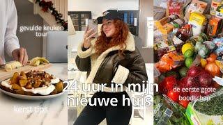 24 uur in mijn nieuwe huis  kerst tips & boodschappen!