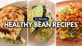 3 Quick & Easy Bean Recipes (for lazy & busy days)