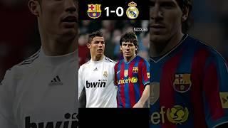 The first El Clasico between Messi & Ronaldo | FC Barcelona VS Real Madrid | La Liga 2009