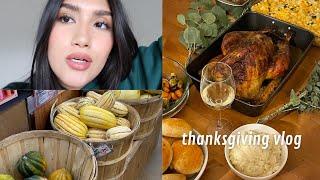 Thanksgiving vlog | cocinando para mi familia