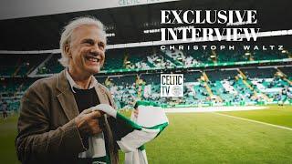 Oscar Winner Christoph Waltz spoke to Celtic TV before the Glasgow Derby! Celtic 3-0 Rangers