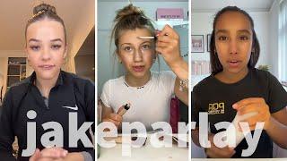 Makeup Tutorial Tiktok Compilation - GRWM  ( Get Ready With Me ) ️(Skincare, Makeup, Outfits) 756