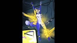 Krystal To Renamon TF short comic (StarFox/Digimon Related)