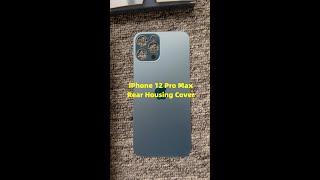 For Apple iPhone 12 Pro Max Replacement Rear Housing Back Glass Cover | oriwhiz.com