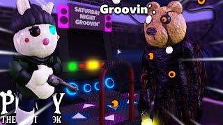ROBLOX PIGGY: THE LOST BOOK mr. stitchy plays saturday night groovin'... CHAPTER 2 ARCADE!!