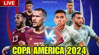 MÉXICO vs VENEZUELA en vivo El gigante de la CONCACAF quiere clasificar en la COPA AMERICA 2024  