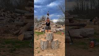 The Most Powerful Axe 🪓 | SHOTGUN AXE #shorts