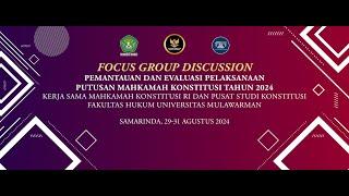 FGD Pemantauan & Evaluasi Pelaksanaan Putusan Mahkamah Konstitusi Republik Indonesia