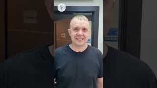 Проверочные зубы уже выглядят как свои. Имплантация зубов.