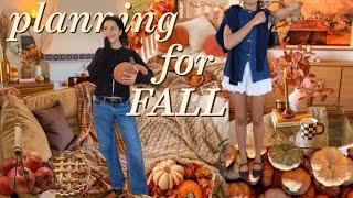 Planning for FALL cozy hobbies, decor, bucket lists & more