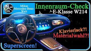 Innenraum der neuen E-Klasse! | Wieder gewohnte Mercedes-Qualität? | Mikas Mercedes-Benz-Welt