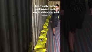 Extract gold with eco friendly jinchan gold lixiviant #miningindustry #sustainablemining #gold