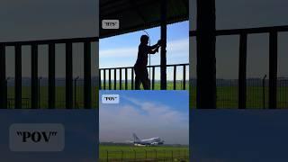 Archive: The Mighty Queen Boeing B747-400 Touching Down And Airborne #aviation