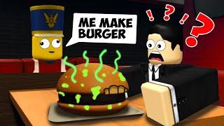 Roblox RUN A BURGER STORE...