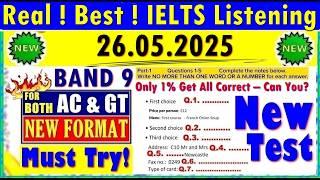 IELTS LISTENING PRACTICE TEST 2025 WITH ANSWERS | 26.05.2025