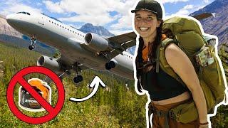 How to Take BACKPACKING GEAR on a PLANE!