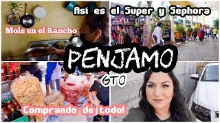 VAMOS  A PENJAMO A COMPRAR PUROS ANTOJOS + NOS INVITARON A COMER MOLE EN EL RANCHO 