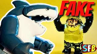 FAKE Lego KING SHARK Big Fig Review | (He can sing?)