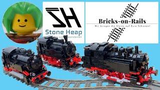  3x Lego Baureihe 80 MOCS - Holger Matthes - Stone-Heap - Bricks-on-Rails