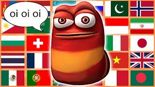 Red Larva "Oi Oi Oi" in different languages meme