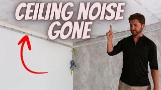 Soundproofing a Ceiling Between Floors FOR GOOD!